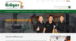 Desktop Screenshot of krueger-industrieelektronik.de